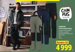Lidl PARKSIDE Férfi munkásnadrág ajánlat