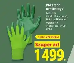 Lidl PARKSIDE Kerti kesztyű ajánlat