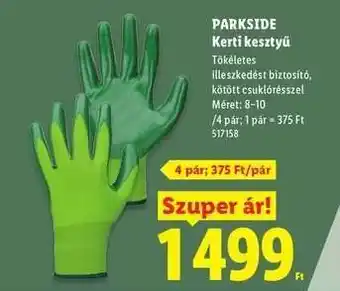 PARKSIDE Kerti kesztyű