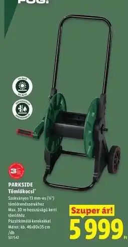 Lidl PARKSIDE Tömlőkocsi ajánlat