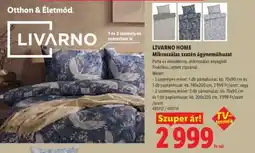 Lidl LIVARNO HOME Mikroszálas szatén ágyneműhuzat ajánlat