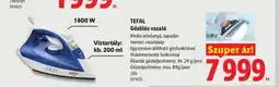 Lidl Tefal Gőzölős vasaló ajánlat