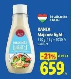 Lidl KANIA ajánlat