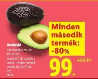 Lidl Avokádó ajánlat