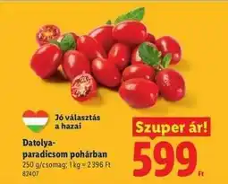Lidl Datolya-paradicsom pohárban ajánlat