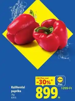 Lidl Kaliforniai paprika ajánlat