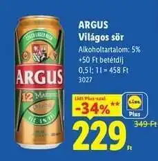 Lidl Argus ajánlat