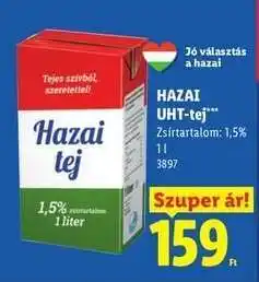 Lidl Hazai UHT tej ajánlat