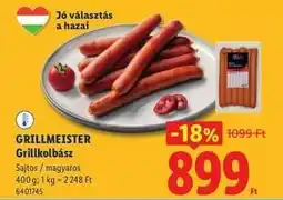 Lidl GRILLMEISTER Grillkolbász ajánlat