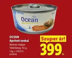 Lidl OCEAN Aprított tonhal ajánlat