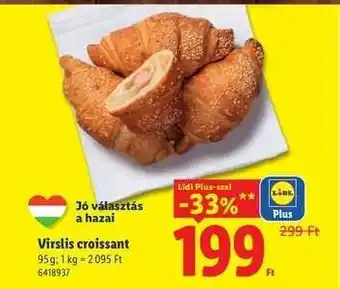 Lidl Virsli croissant ajánlat