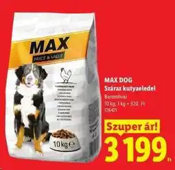 Lidl MAX DOG ajánlat