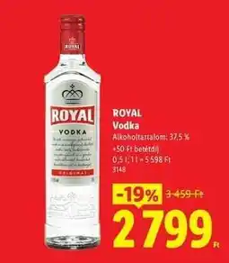 Lidl ROYAL Vodka ajánlat