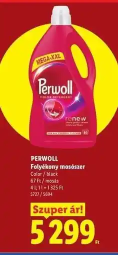 Lidl Perwoll ajánlat