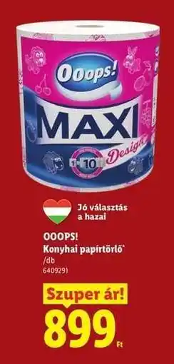 Lidl OOOPS! ajánlat