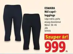 Lidl esmara Női capri-leggings ajánlat