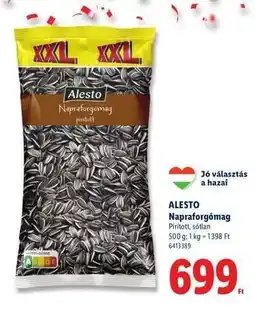 Lidl Alesto Napraforgómag ajánlat