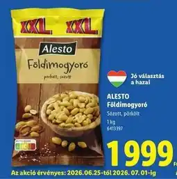 Lidl ALESTO Földimogyoró ajánlat