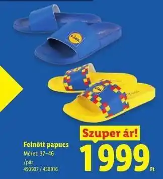 Felnőtt papucs