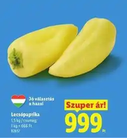 Lidl Lecsópaprika ajánlat