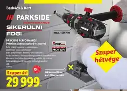 Lidl PARKSIDE PERFORMANCE ajánlat