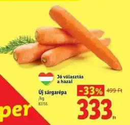 Lidl Új Sárgarépa ajánlat