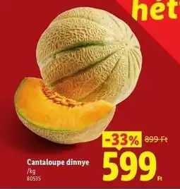 Lidl Cantaloupe dinnye ajánlat