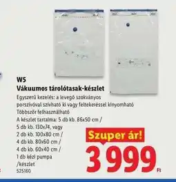 Lidl W5 ajánlat