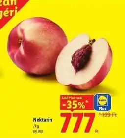 Lidl Nektarin ajánlat