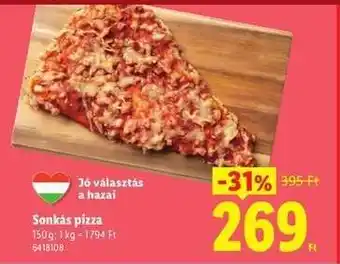 Lidl Sonkás pizza ajánlat