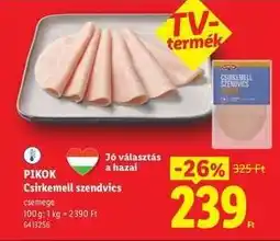 Lidl Pikok Csirkemell szendvics ajánlat