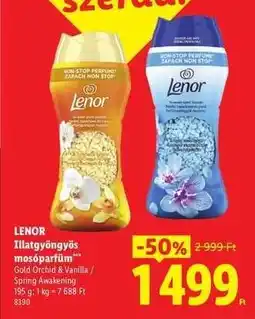 Lidl LENOR Illatgyöngyös mosóparfüm ajánlat