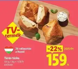 Lidl Túrós táska ajánlat