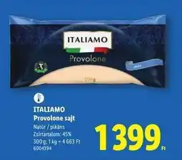 Lidl Italiamo Provolone sajt ajánlat