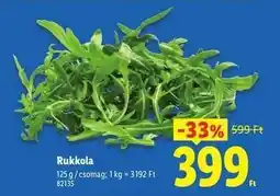 Lidl Rukkola ajánlat