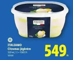 Lidl ITALIAMO Citromos jégkrém ajánlat