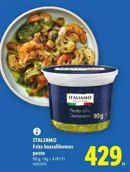 Lidl ITALIAMO ajánlat