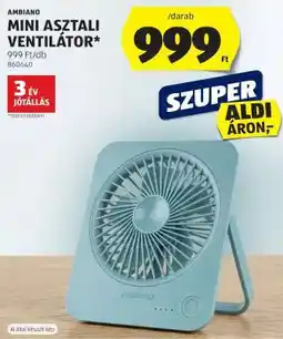 ALDI Ambiano Mini Asztali Ventilátor ajánlat
