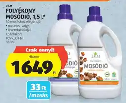 ALDI DR.M Folyékony mosódió, 1,5 L ajánlat