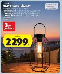 ALDI Napelemes lámpa ajánlat