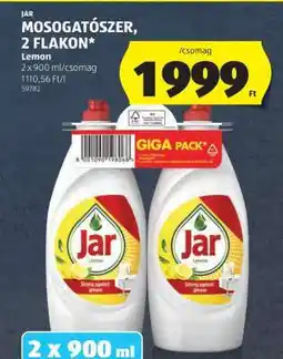 ALDI Jar Mosogatószer, 2 Flakon ajánlat