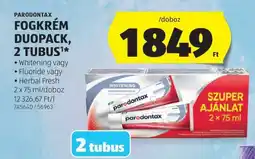 ALDI Parodontax Fogkrém Duopack, 2 Tubus ajánlat