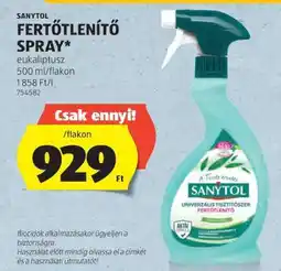 ALDI Sanytol Fertőtlenítő Spray ajánlat