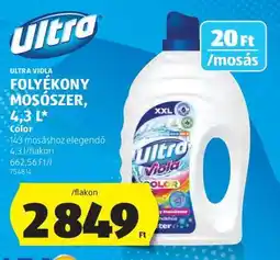 ALDI Ultra Viola Folyékony Mosószer, 4,3 L ajánlat