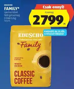 ALDI Eduscho Family ajánlat