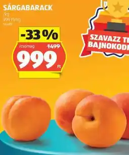 ALDI Sárgabarack ajánlat