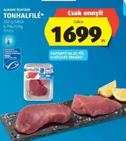 ALDI Almare Seafood Tonhalfilé ajánlat