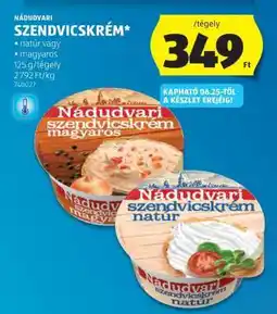 ALDI Nádudvari Szendvicskrém ajánlat