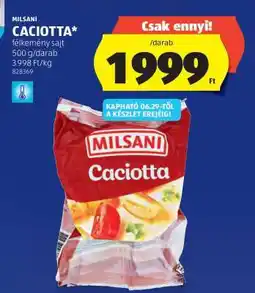 ALDI MILSANI Caciotta ajánlat
