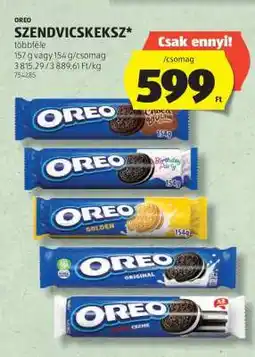 ALDI OREO SZENDVICSKEKSZ ajánlat